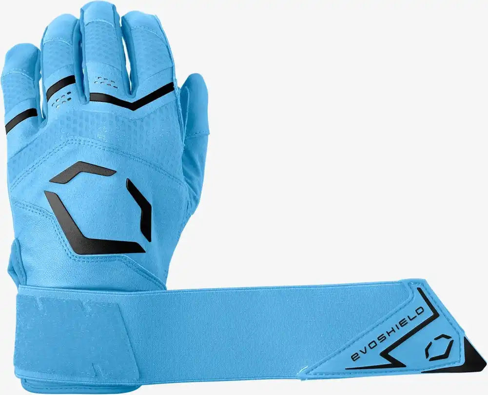 Evoshield Carbyne Youth Batting Glove with Strap - Victory Blue
