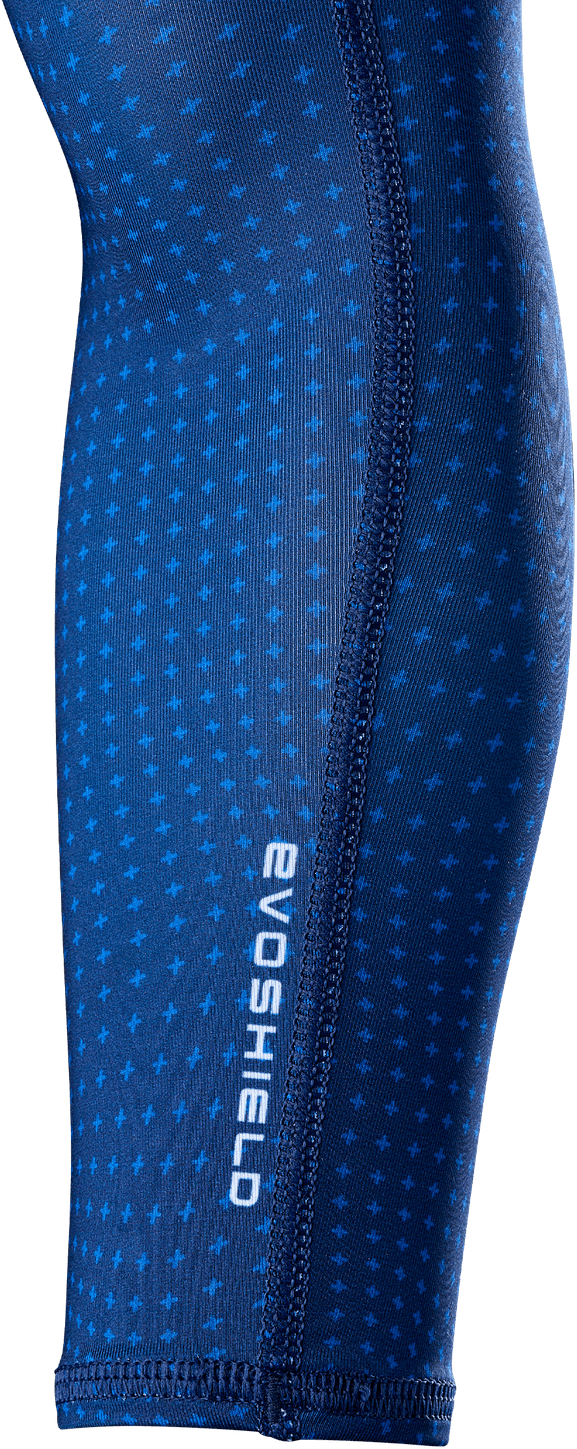 Evoshield Droplets Navy Blue Arm Sleeve - Team - Youth