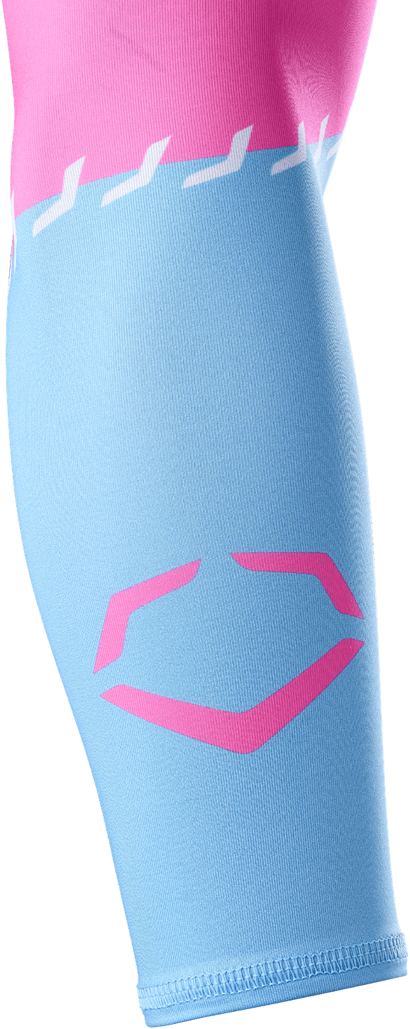 Evoshield Evo Ying-yang Pink Sub Armsleeve - Hot - Youth