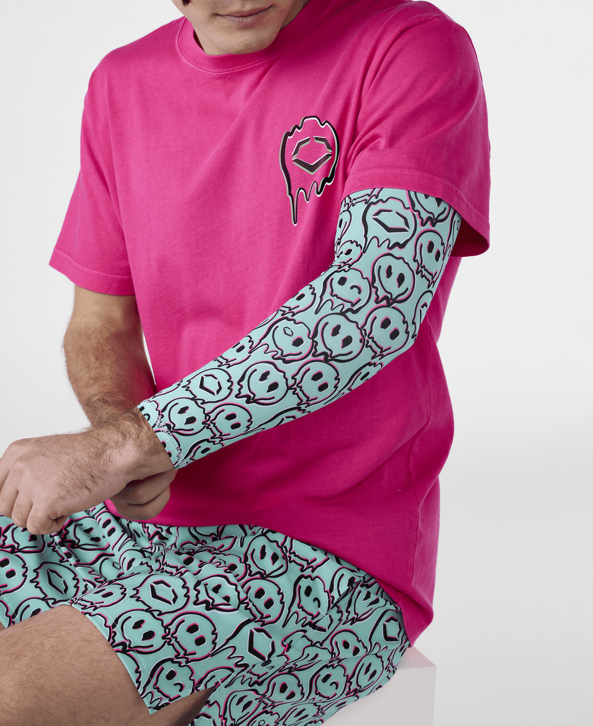 Evoshield Happy Melt Seafoam Arm Sleeve - Sea Foam - Youth