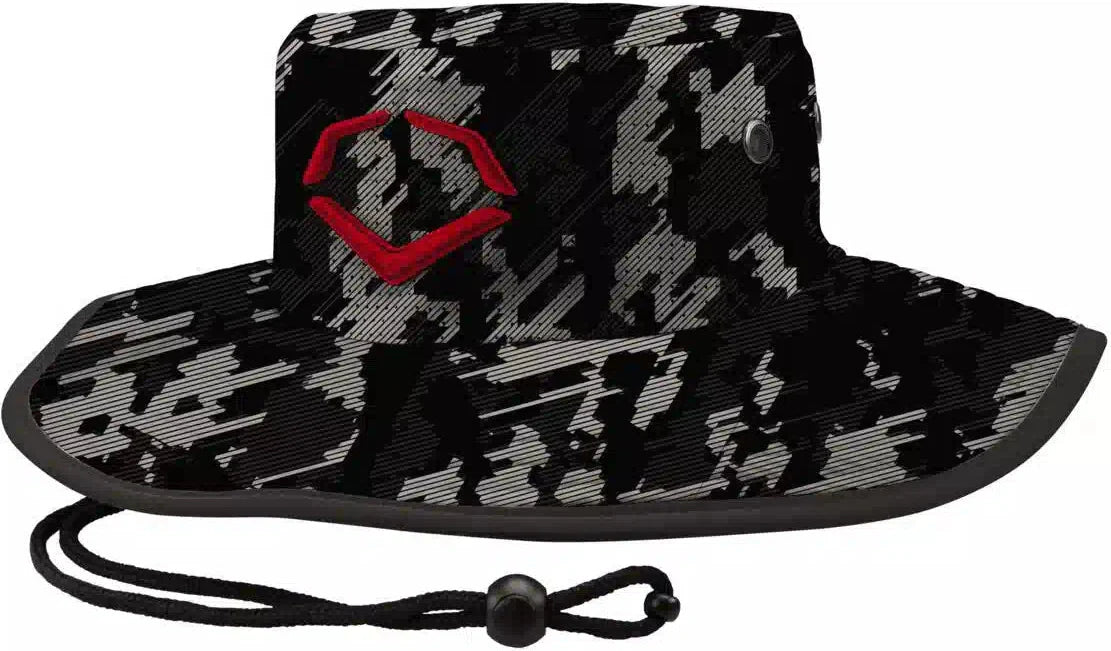 Evoshield Logo Bucket Hat Wtv6000kb - Black White Gray - Osfm