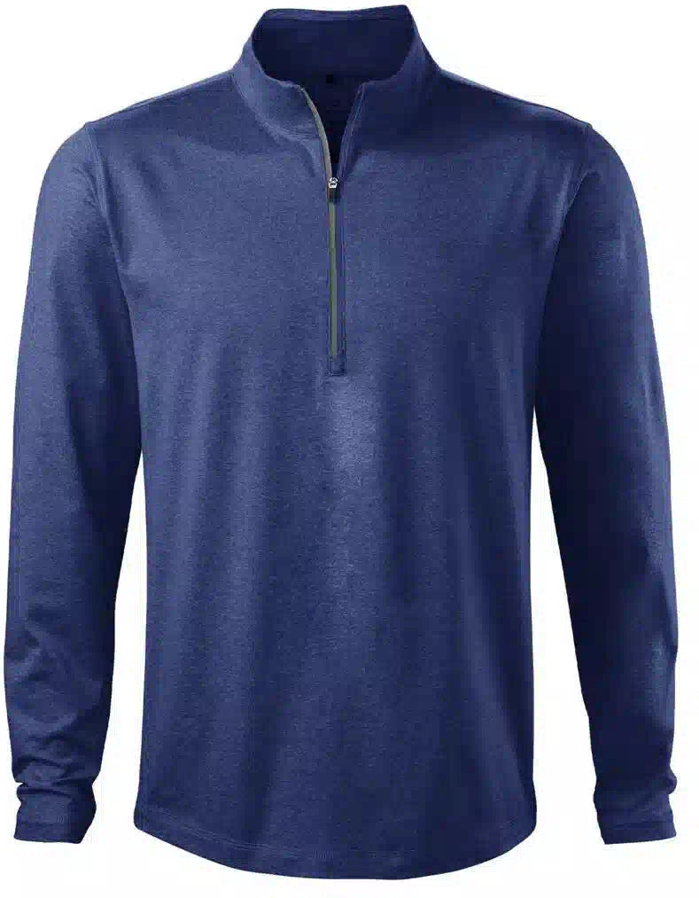 Evoshield Men’s Daybreak Lightweight 1/4 Zip Pullover Top Wb6073202 - Light Gray Heather