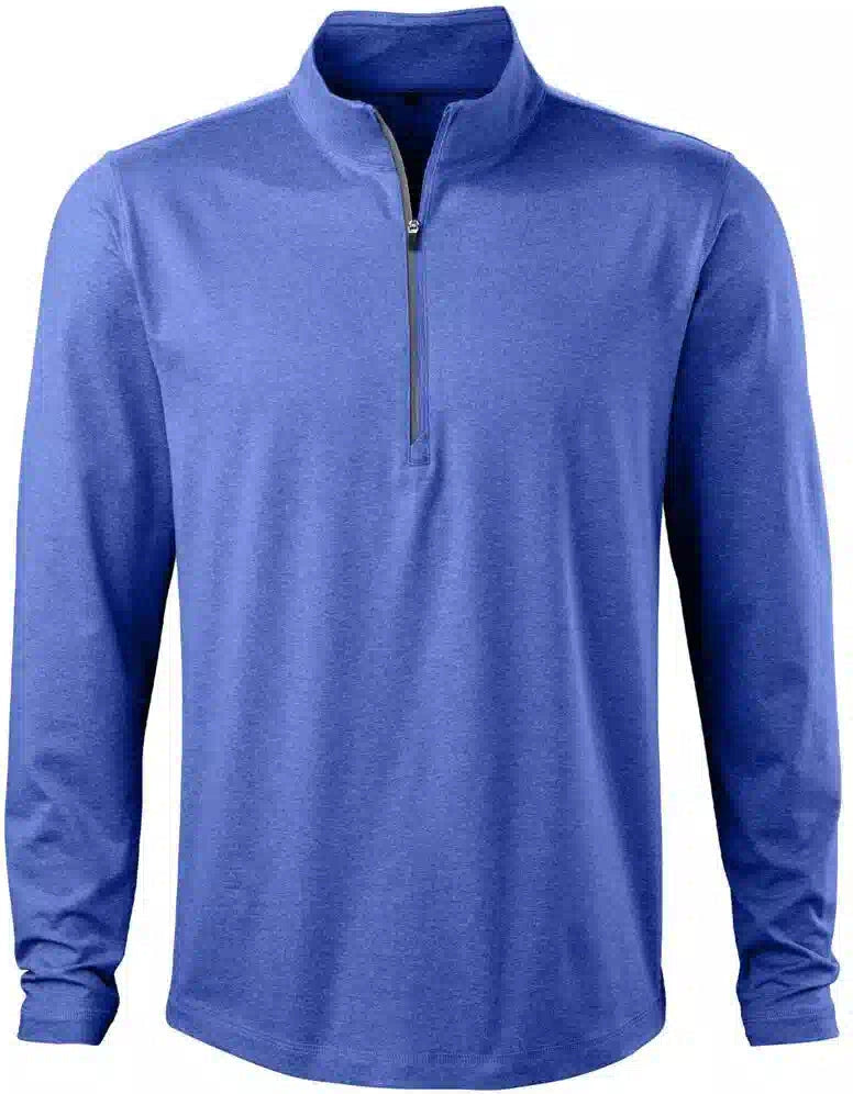 Evoshield Men’s Daybreak Lightweight 1/4 Zip Pullover Top Wb6073204 - Royal Heather