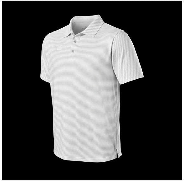 Evoshield Men’s Exec Polo Short Sleeve Shirt Wb6047505 - White Stripe