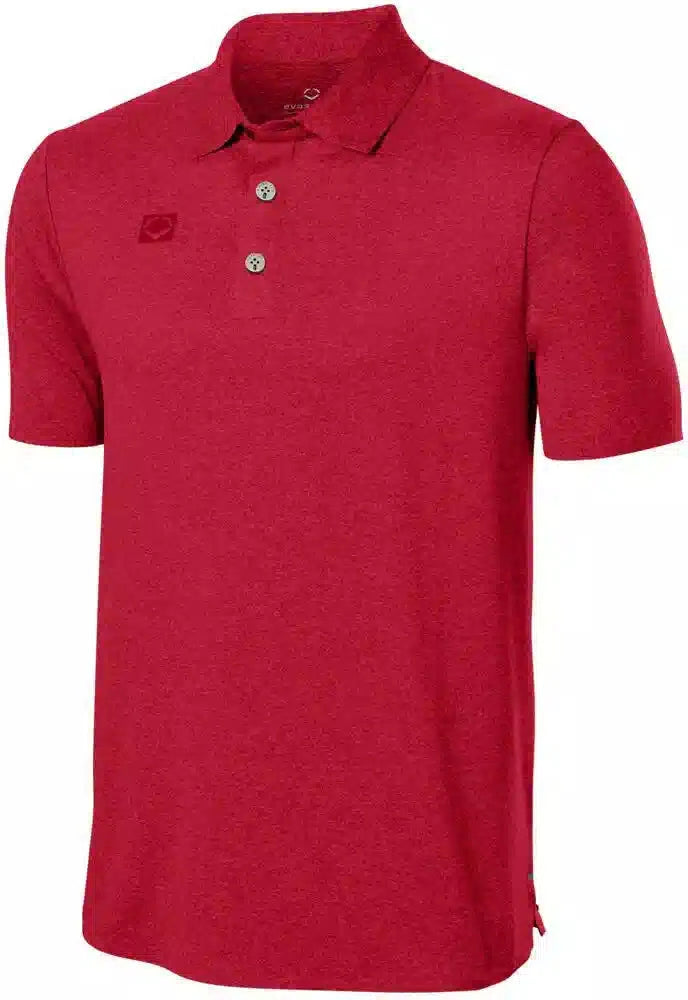 Evoshield Men’s Exec Polo Short Sleeve Shirt Wb6047507 - Scarlet Heather