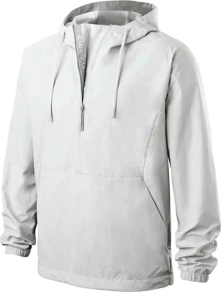 Evoshield Men’s Half Zip Shell Jacket Wb6047102 - Light Gray