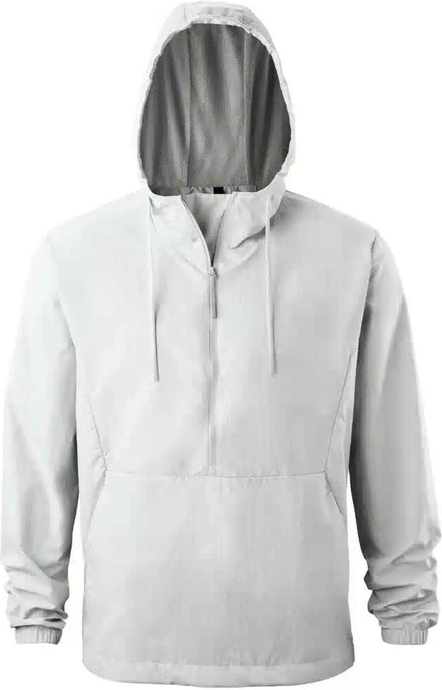 Evoshield Men’s Half Zip Shell Jacket Wb6047102 - Light Gray