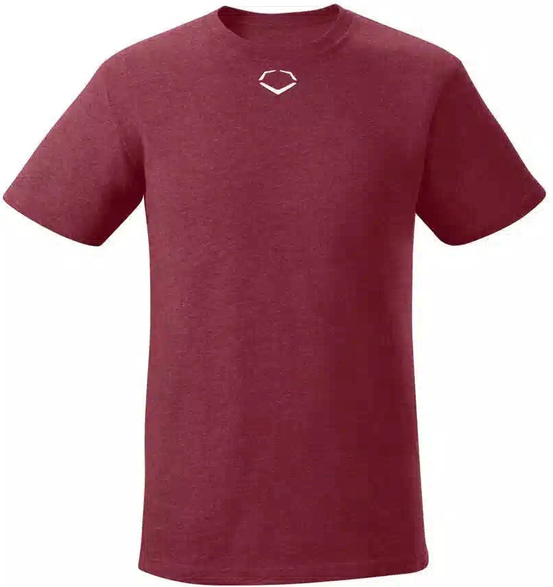 Evoshield Men’s Heather Short Sleeve Tee Wtv100201 - Cardinal