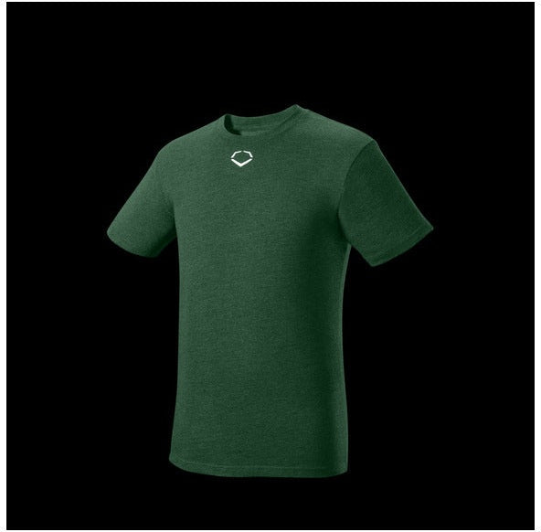 Evoshield Men’s Heather Short Sleeve Tee Wtv1002dg - Dark Green