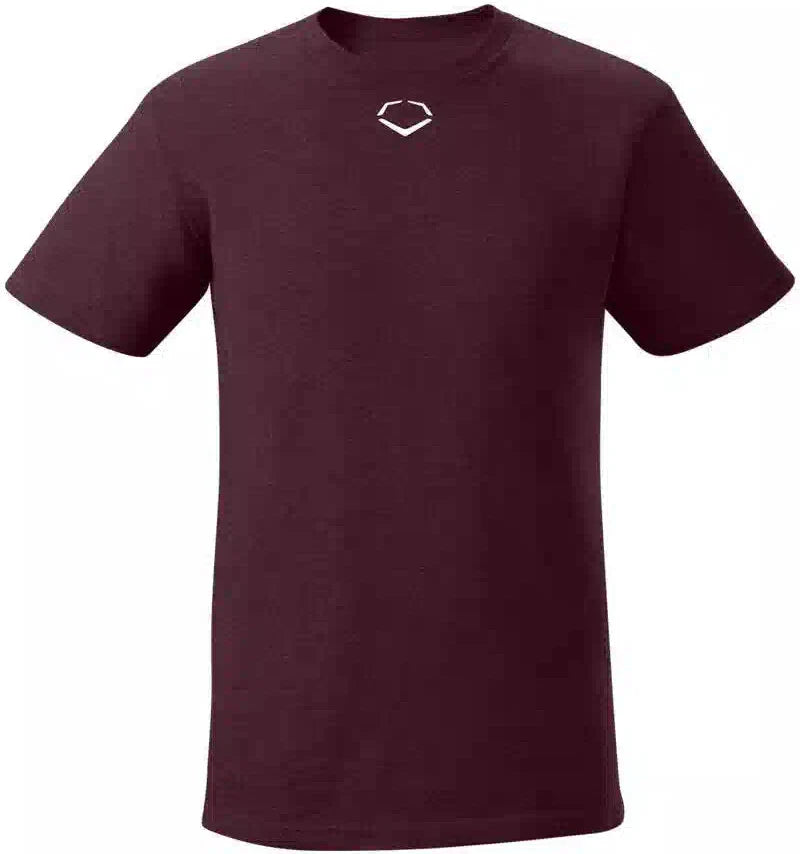 Evoshield Men’s Heather Short Sleeve Tee Wtv1002ma - Maroon
