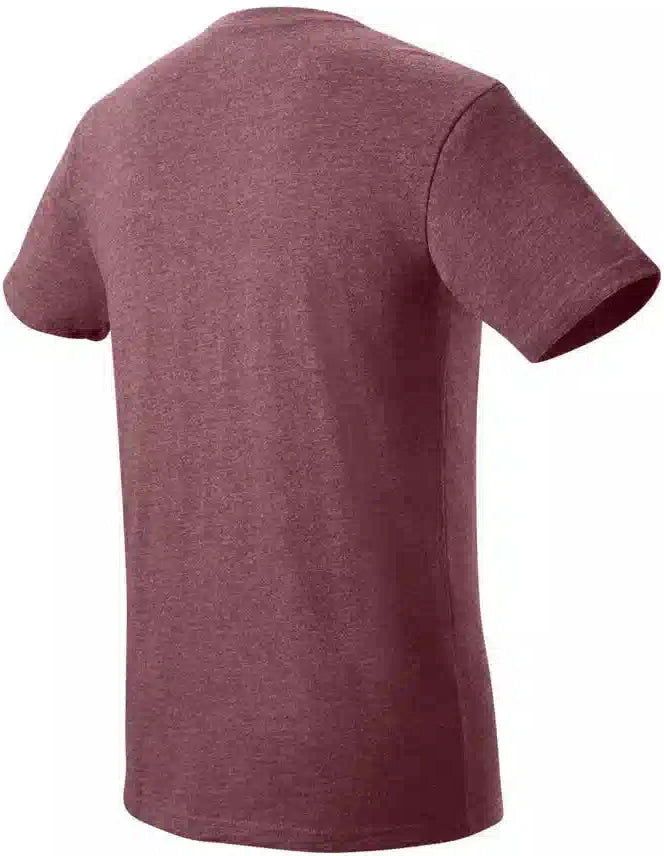 Evoshield Men’s Heather Short Sleeve Tee Wtv1002ma - Maroon