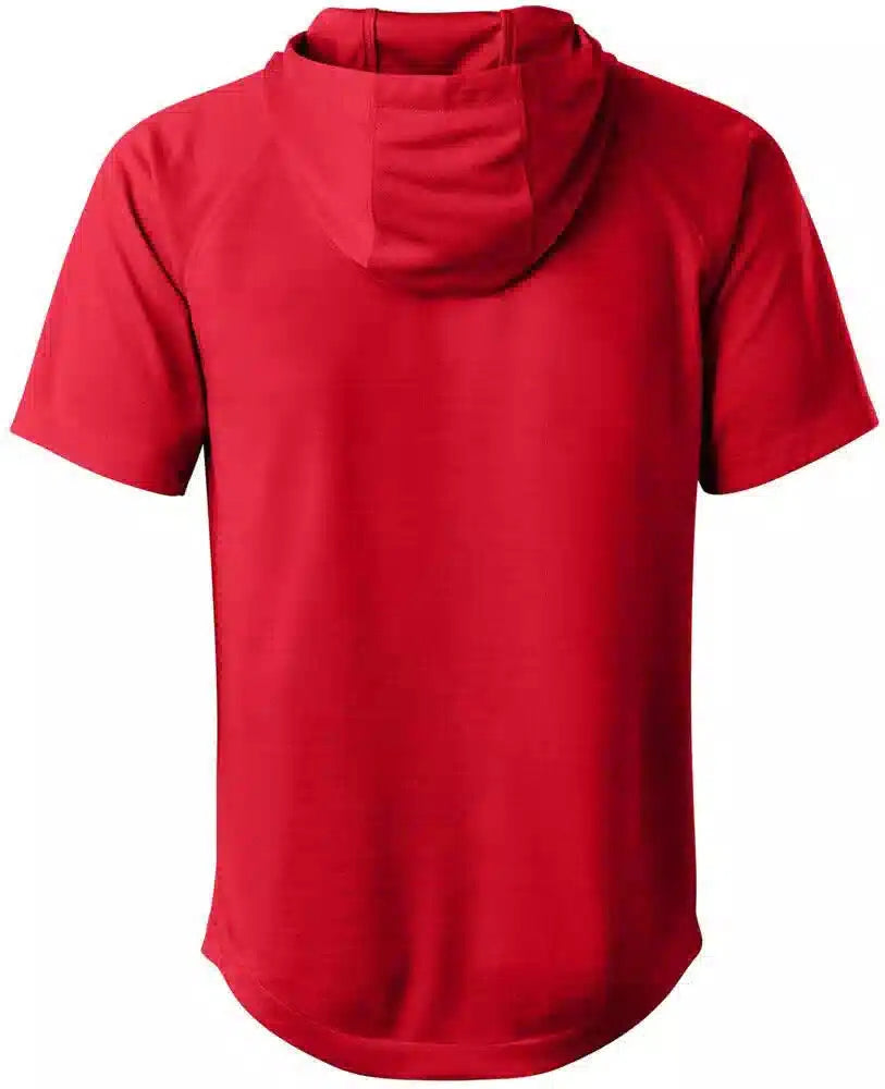 Evoshield Men’s Lightweight Short Sleeve Hoodie 2.0 Wb6040005 - Scarlet Heather