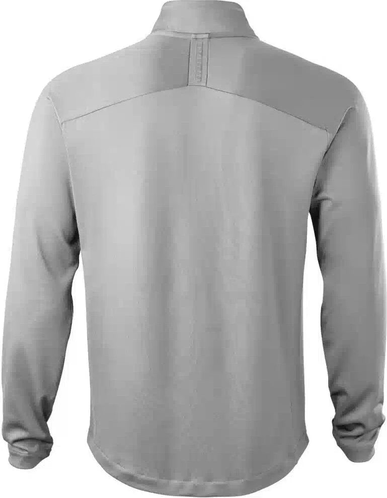 Evoshield Men’s Midweight Quarter Zip Pullover Top Wb6047602 - Light Gray