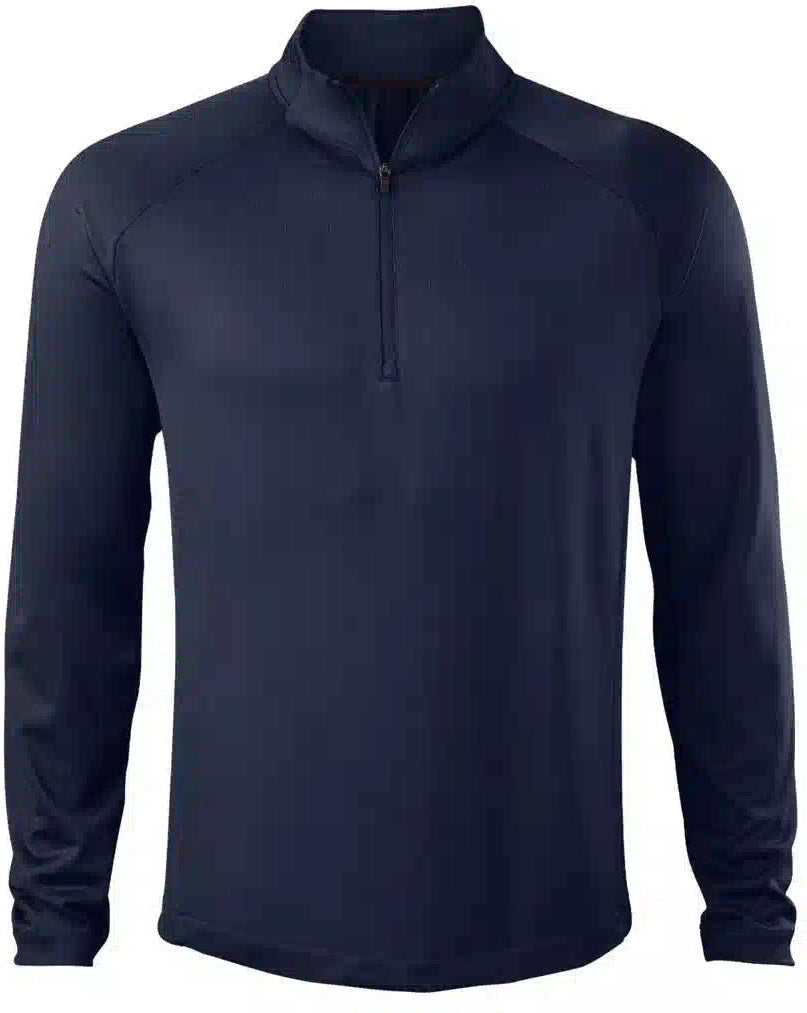 Evoshield Men’s Midweight Quarter Zip Pullover Top Wb6047603 - Navy