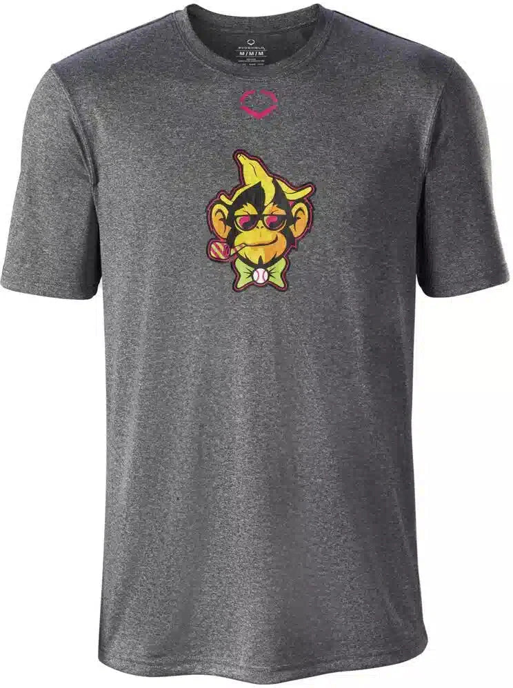 Evoshield Men’s Party Animals Heather Tech Tee Wb6050101 - Black