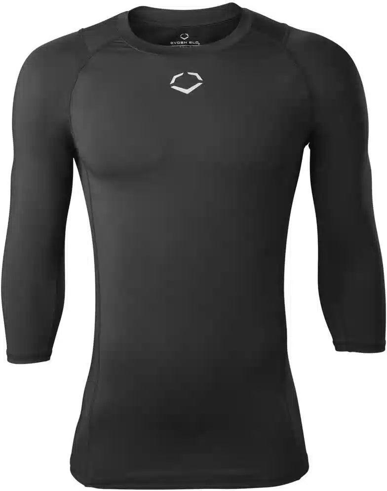 Evoshield Men’s Season Ready Fitted Mid Sleeve Shirt Wb6040901 - Black