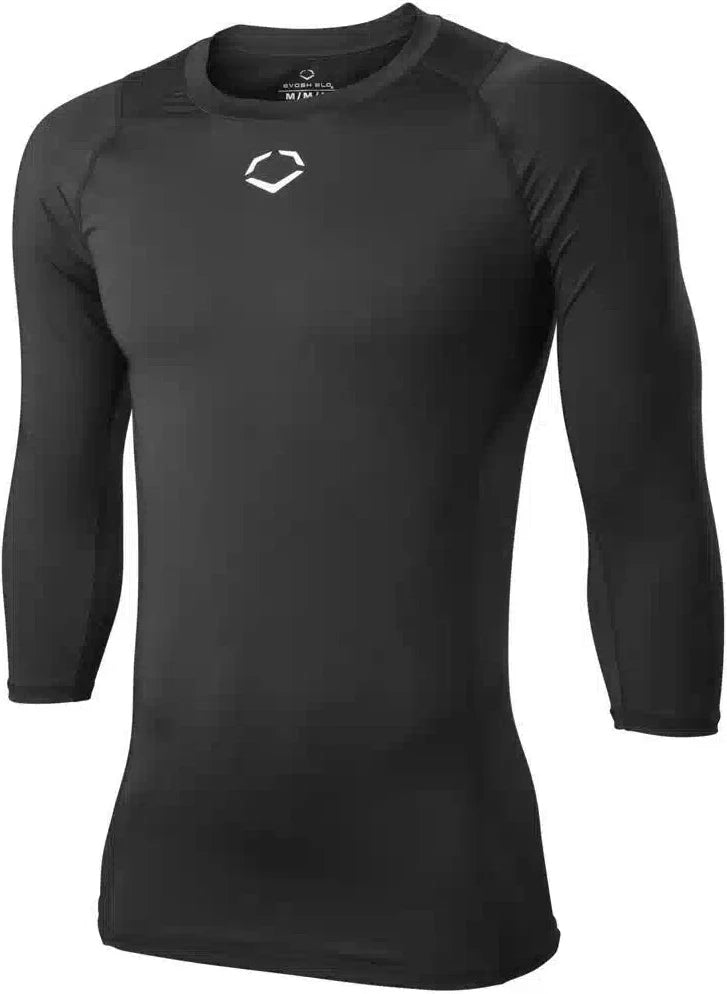 Evoshield Men’s Season Ready Fitted Mid Sleeve Shirt Wb6040901 - Black
