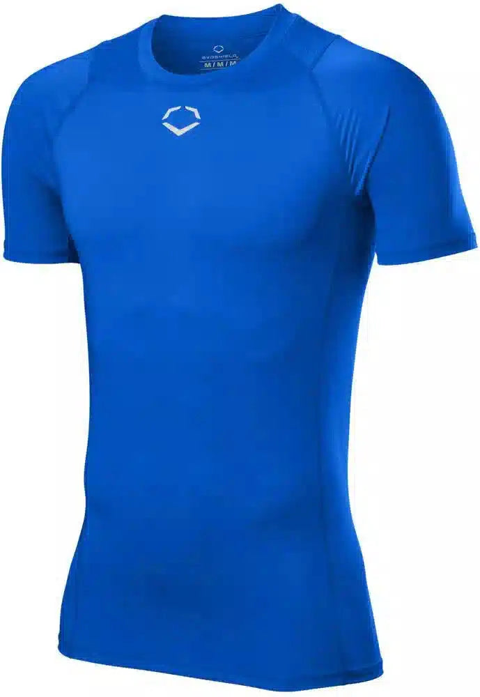 Evoshield Men’s Season Ready Fitted Short Sleeve Shirt Wb6040803 - Royal
