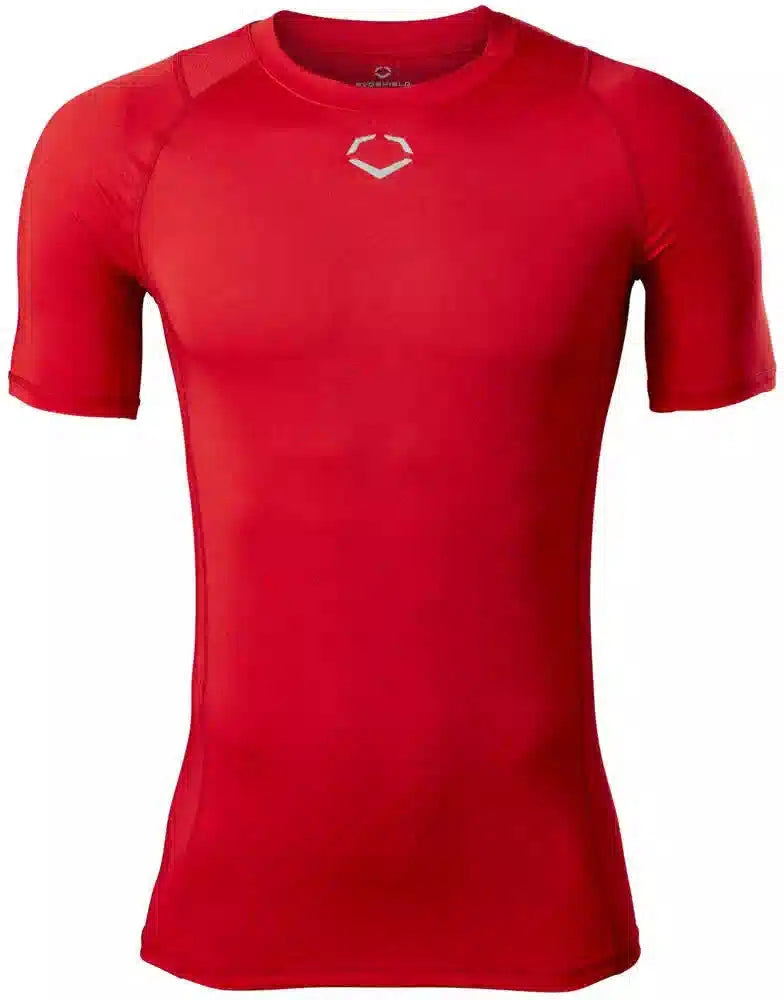 Evoshield Men’s Season Ready Fitted Short Sleeve Shirt Wb6040804 - Scarlet