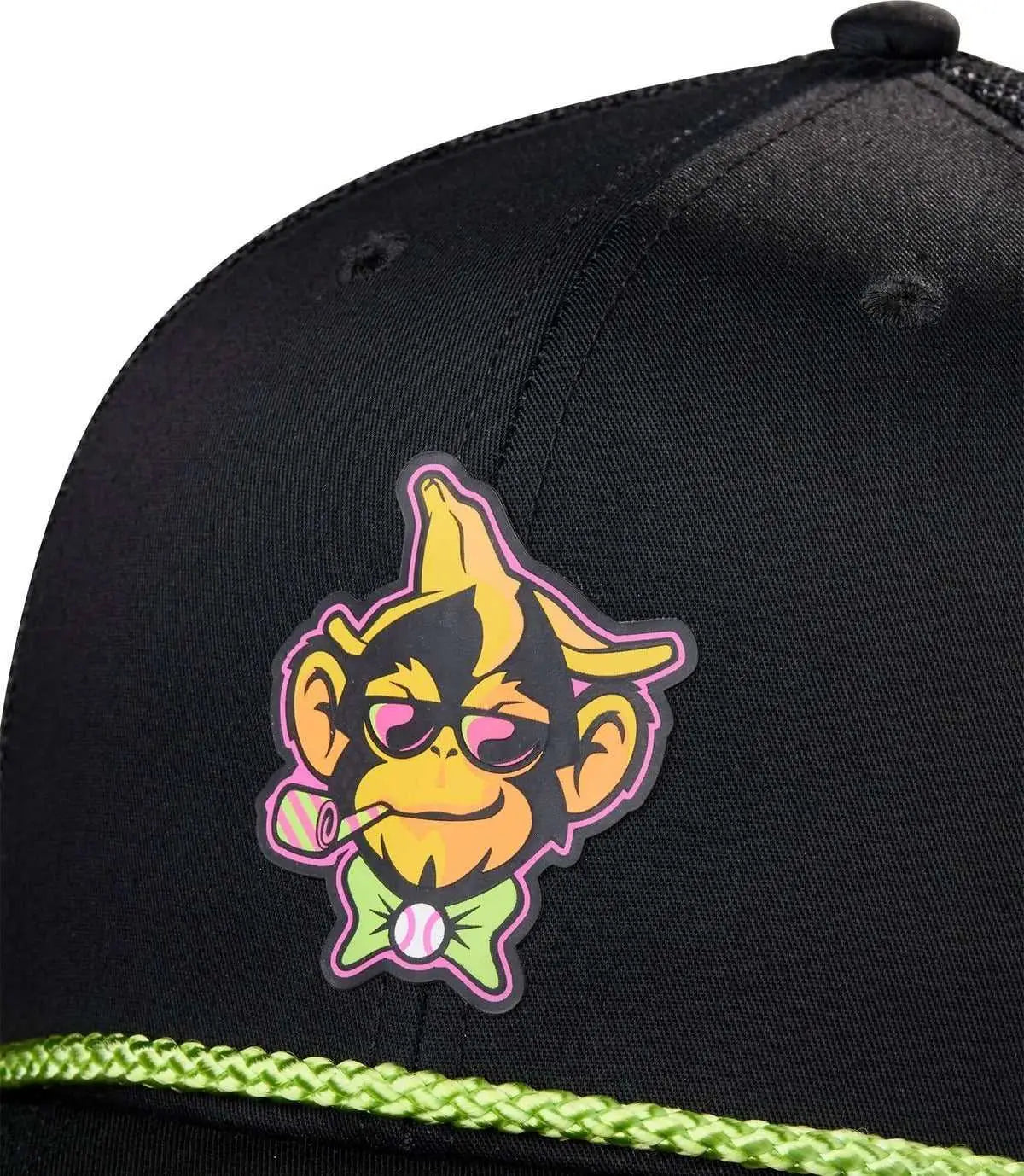 Evoshield Party Animals Silicone Monkey Rope Cap - Black - one Size Fits Most