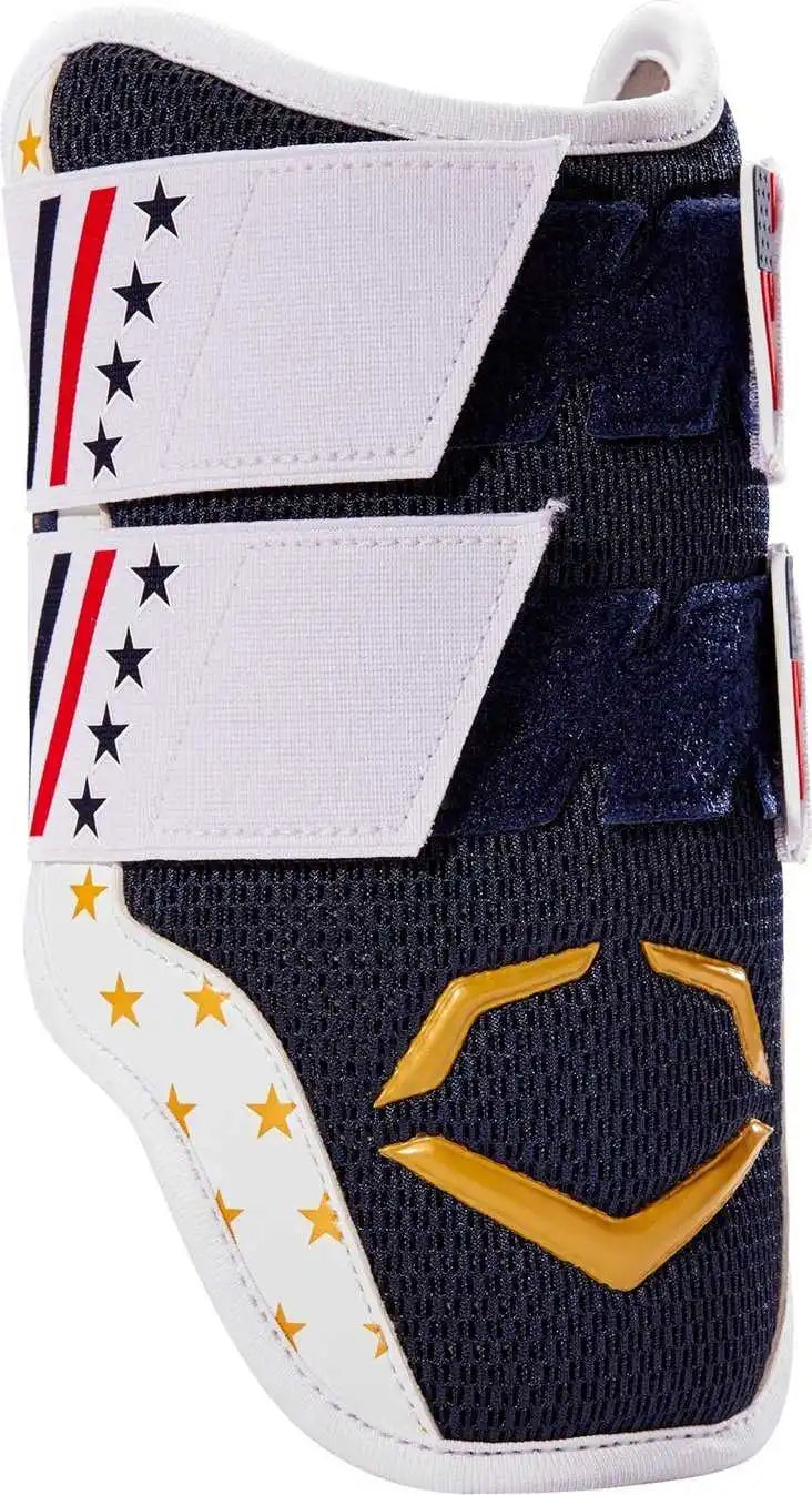 Evoshield Pro-srz 2.0 Usa Flag Batter’s Double Strap Elbow Guard - White