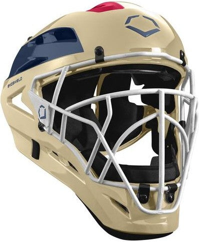 Evoshield Pro-srz Catcher’s Helmet Wb5708406 - Navy Scarlet Sand