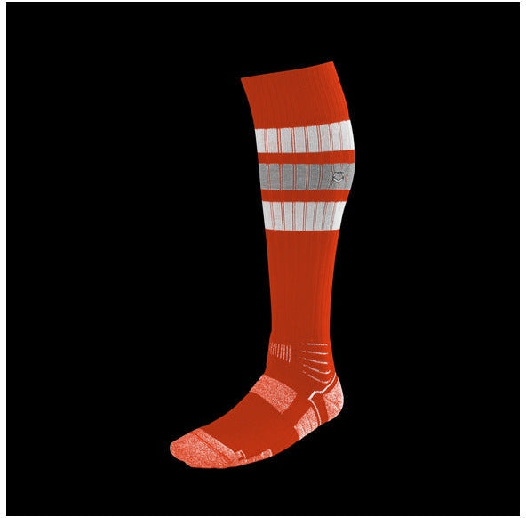Evoshield Pro-srz Striped Game Socks Wb6010506 - Orange