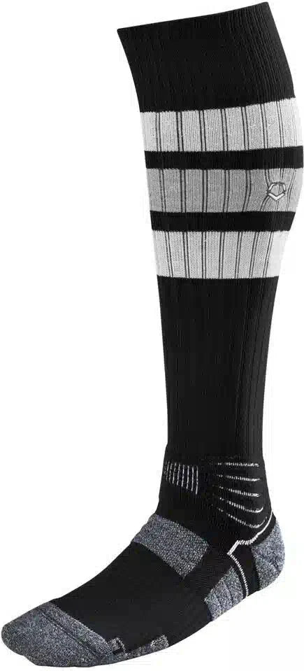 Evoshield Pro-srz Stripped Game Sock Wb6010501 - Black