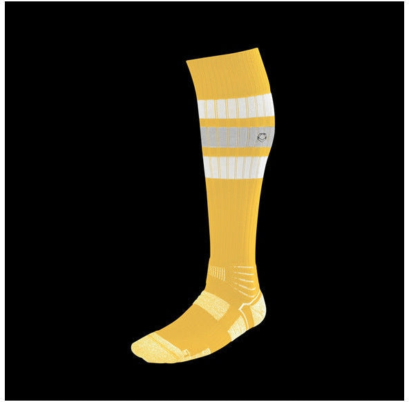 Evoshield Pro-srz Stripped Game Sock Wb6010503 - Light Gold