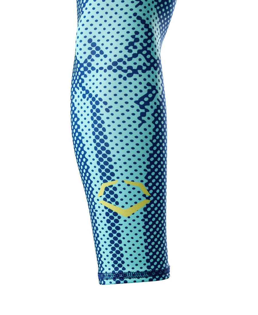 Evoshield Records not Bones 1 Youth Armsleeve - Columbia Blue Royal