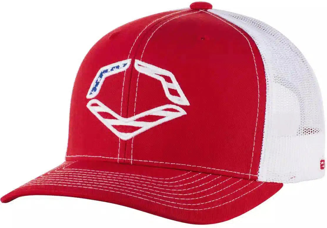 Evoshield Snapback Usa Evo Logo Cap Wtv4320sw - Red White - Osfm