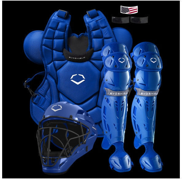Evoshield Srz-1 Baseball Catcher’s Adult Gear Kit Wbr00028004 - Royal