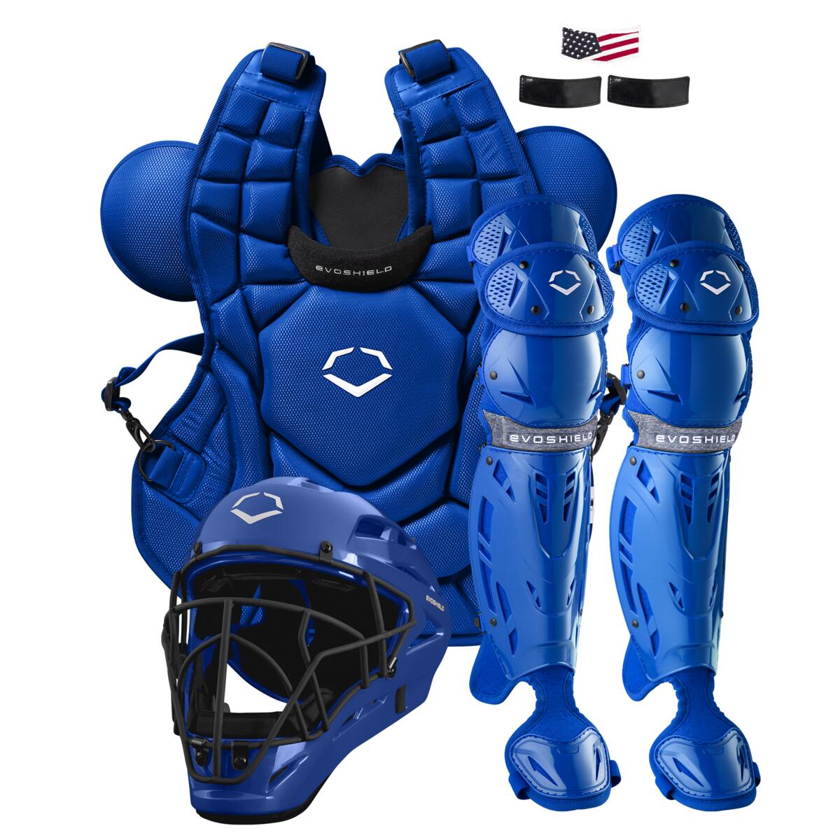 Evoshield Srz-1 Baseball Catcher’s Intermediate Gear Kit Wbr00028004 - Royal