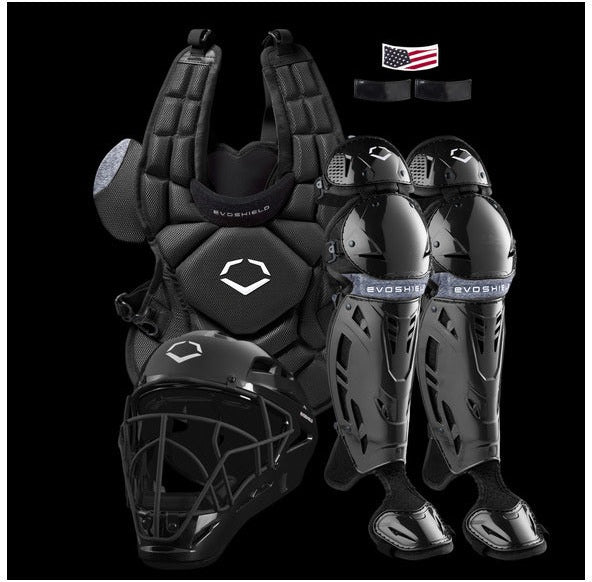 Evoshield Srz-1 Fastpitch Catcher’s Adult Gear Kit Wbr00029001 - Black