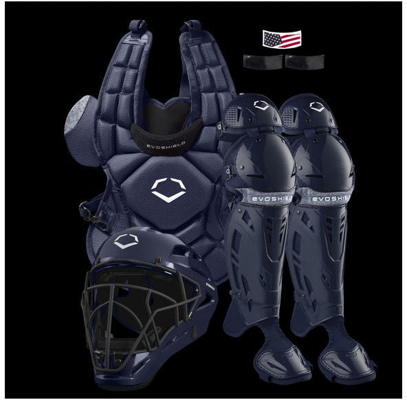 Evoshield Srz-1 Fastpitch Catcher’s Adult Gear Kit Wbr00029003 - Navy