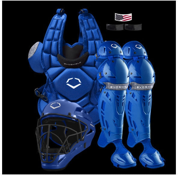 Evoshield Srz-1 Fastpitch Catcher’s Adult Gear Kit Wbr00029004 - Royal