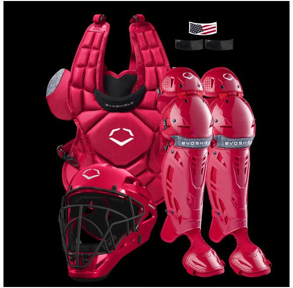 Evoshield Srz-1 Fastpitch Catcher’s Adult Gear Kit Wbr00029005 - Scarlet - Red