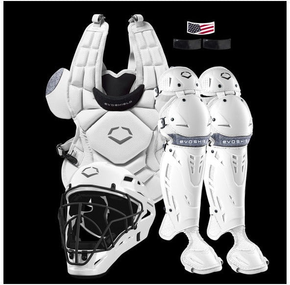 Evoshield Srz-1 Fastpitch Catcher’s Adult Gear Kit Wbr00029006 - White