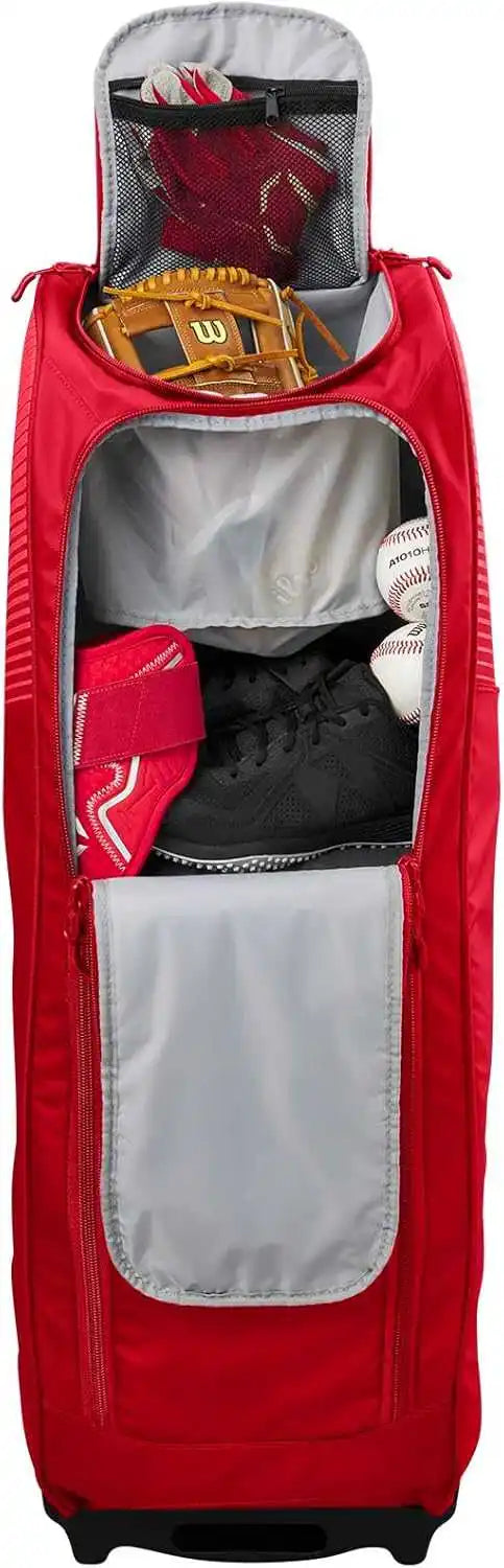Evoshield Tone Set Wheeled Bag - Scarlet - Red