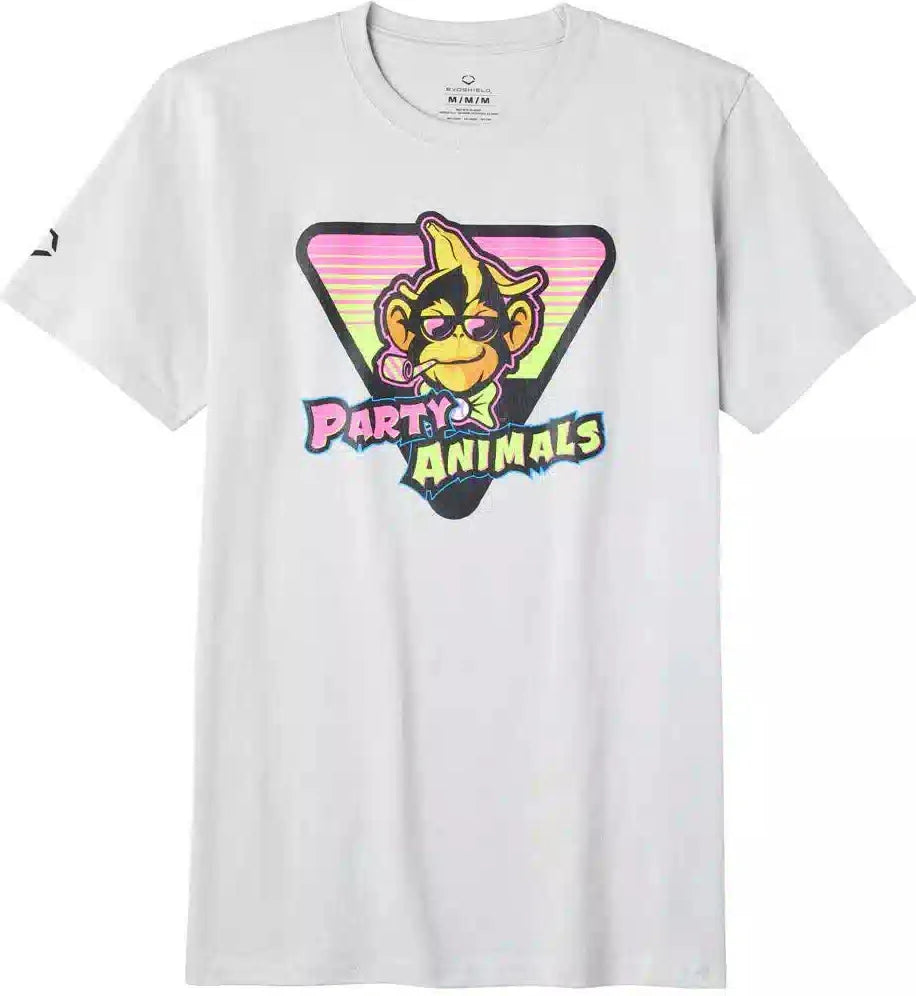 Evoshield Unisex Party Animals Synth Tee Wb6082701 - Light Gray