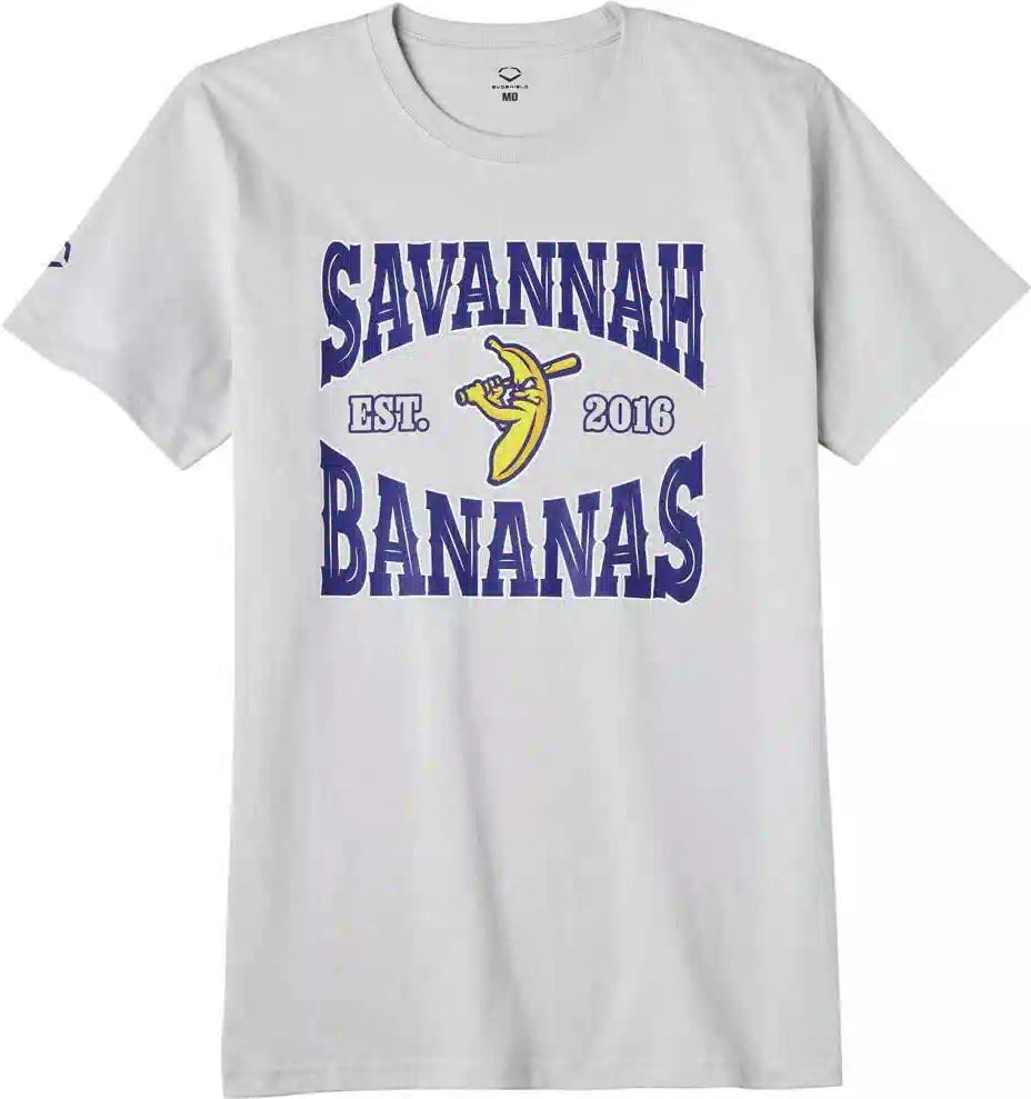 Evoshield Unisex Savannah Bananas Est. 2016 Tee Wb6082501 - Light Gray
