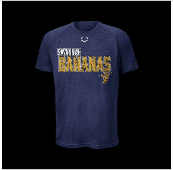 Evoshield Unisex Savannah Bananas Tech Tee Wb6038502 - Navy Heather