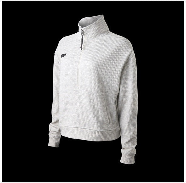 Evoshield Women’s 1/2 Zip Jacquard Pullover Wb6040602 - Oatmeal
