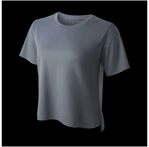 Evoshield Women’s Crop Tee 2.0 Wb6040502 - Bluestone
