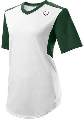 Evoshield Women’s E810 V-neck Pullover Jersey Wtv4620dg - Dark Green
