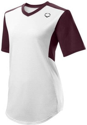 Evoshield Women’s E810 V-neck Pullover Jersey Wtv4620ma - Maroon