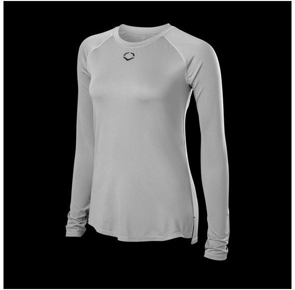 Evoshield Women’s Fx Long Sleeve Training Tee 2.0 Wb6040402 - Light Gray