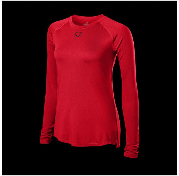 Evoshield Women’s Fx Long Sleeve Training Tee 2.0 Wb6040405 - Scarlet