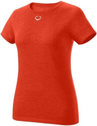 Evoshield Women’s Heather Short Sleeve Tee Wtv300105 - Orange