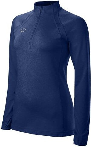 Evoshield Women’s Lightweight 1/4 Zip Pullover Wb6032002 - Navy